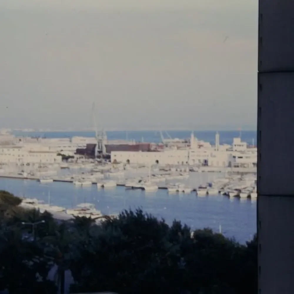 1970s 35mm Slide Mallorca, Spain - Marina harbor scene with docked boats #20 #1